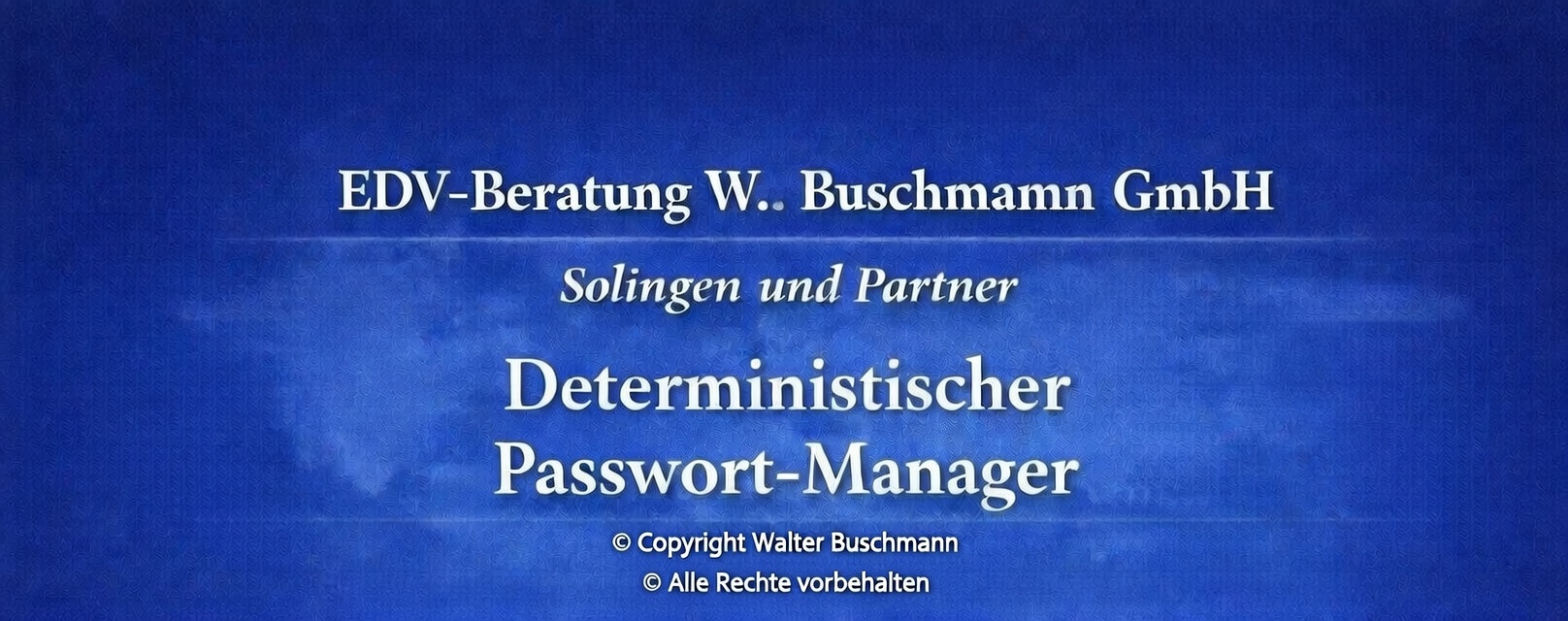 Logo EDV-Beratung W. Buschmann GmbH